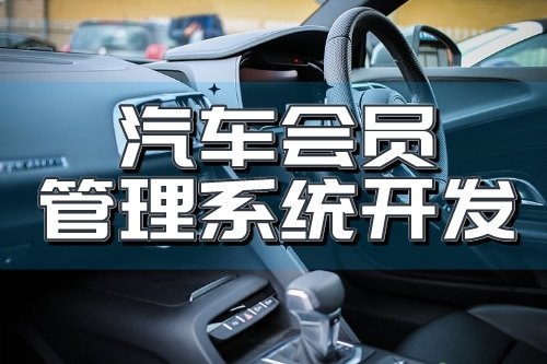 汽車會員管理系統(tǒng)開發(fā)為企業(yè)帶來什么價(jià)值(圖2)